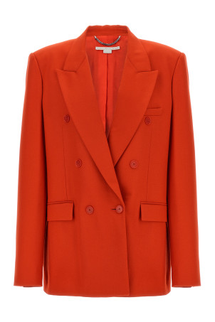 Двубортный шерстяной блейзер Красный STELLA MCCARTNEY (6501163CU7036527) Двубортный шерстяной блейзер Красный STELLA MCCARTNEY (6501163CU7036527)