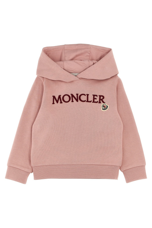 Толстовка с вышитым логотипом Розовый MONCLER ENFANT (8G00014899PS500) Толстовка с вышитым логотипом Розовый MONCLER ENFANT (8G00014899PS500)