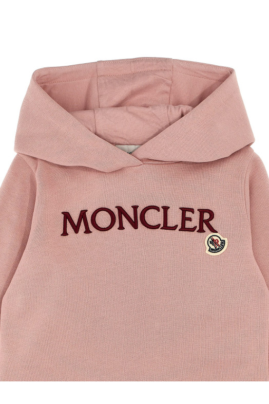 Толстовка с вышитым логотипом Розовый MONCLER ENFANT (8G00014899PS500) Толстовка с вышитым логотипом Розовый MONCLER ENFANT (8G00014899PS500)