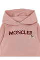 Толстовка с вышитым логотипом Розовый MONCLER ENFANT (8G00014899PS500) Толстовка с вышитым логотипом Розовый MONCLER ENFANT (8G00014899PS500)