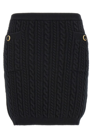 Button skirt Black Button skirt Black