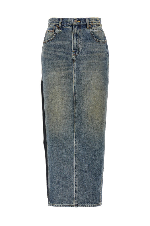 Юбка «Devon Side Slit» синяя (R13WD102D213ABARTERINDIGO) Юбка «Devon Side Slit» синяя (R13WD102D213ABARTERINDIGO)