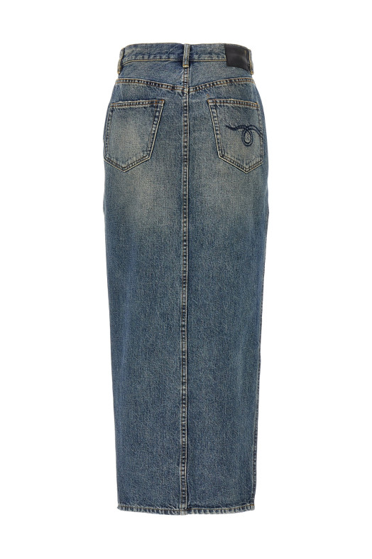 Юбка «Devon Side Slit» синяя (R13WD102D213ABARTERINDIGO) Юбка «Devon Side Slit» синяя (R13WD102D213ABARTERINDIGO)