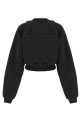 Cropped sweatshirt Black-grey Cropped sweatshirt Black-grey