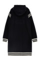 Сукня з капюшоном і логотипом Чорно-сіра BALMAIN KIDS (BV1B40Z2361930AV) Сукня з капюшоном і логотипом Чорно-сіра BALMAIN KIDS (BV1B40Z2361930AV)
