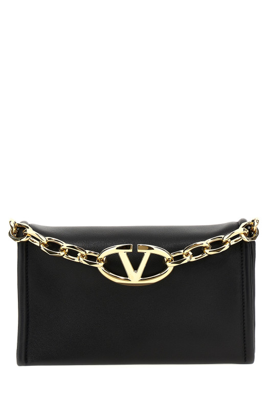 Клатч Valentino Garavani 'VLogo Chain' Черный Клатч Valentino Garavani 'VLogo Chain' Черный