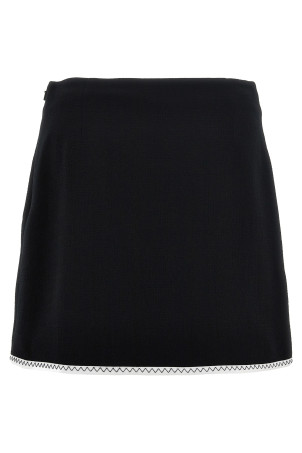 Спідниця з ґудзиками у формі сердечок Чорно-сіра MOSCHINO (J012155170555) Спідниця з ґудзиками у формі сердечок Чорно-сіра MOSCHINO (J012155170555)