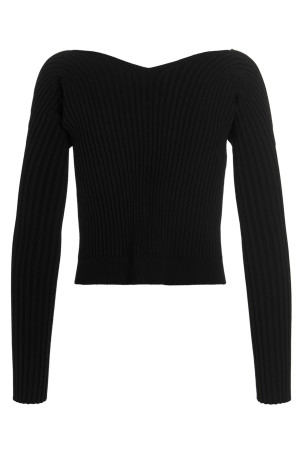 Кардиган Le Maille Pralu LongueJACQUEMUS ' черный 22H223KN5002190990 Кардиган Le Maille Pralu LongueJACQUEMUS ' черный 22H223KN5002190990