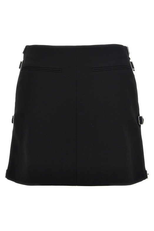 'Multi Sangle Wool Mini' skirt Black 'Multi Sangle Wool Mini' skirt Black