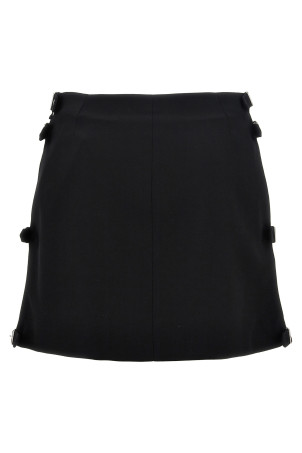 'Multi Sangle Wool Mini' skirt Black 'Multi Sangle Wool Mini' skirt Black