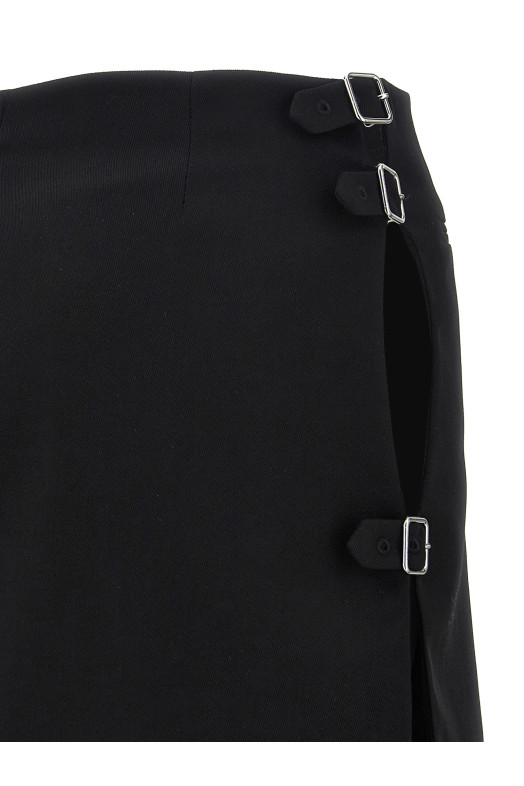 'Multi Sangle Wool Mini' skirt Black 'Multi Sangle Wool Mini' skirt Black