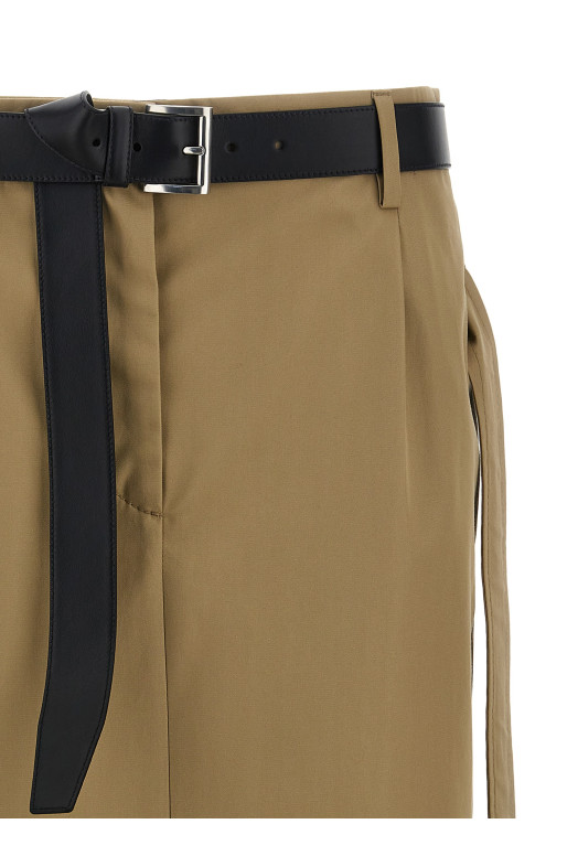 Твиловая юбка Бежевая PRADA (P185KKSOOO14ZGF0065) Твиловая юбка Бежевая PRADA (P185KKSOOO14ZGF0065)