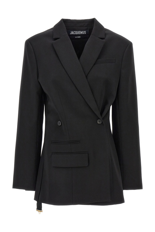 Блейзер «La veste Tibau» Чорний (23E231JA0221333990) Блейзер «La veste Tibau» Чорний (23E231JA0221333990)