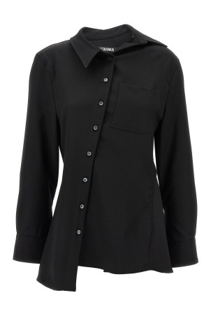 Рубашка «La chemise Pablo» Черная (24E243SH0621333990) Рубашка «La chemise Pablo» Черная (24E243SH0621333990)