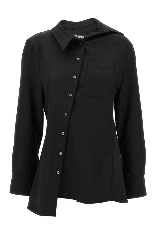 Сорочка «La chemise Pablo» Чорна (24E243SH0621333990) Сорочка «La chemise Pablo» Чорна (24E243SH0621333990)