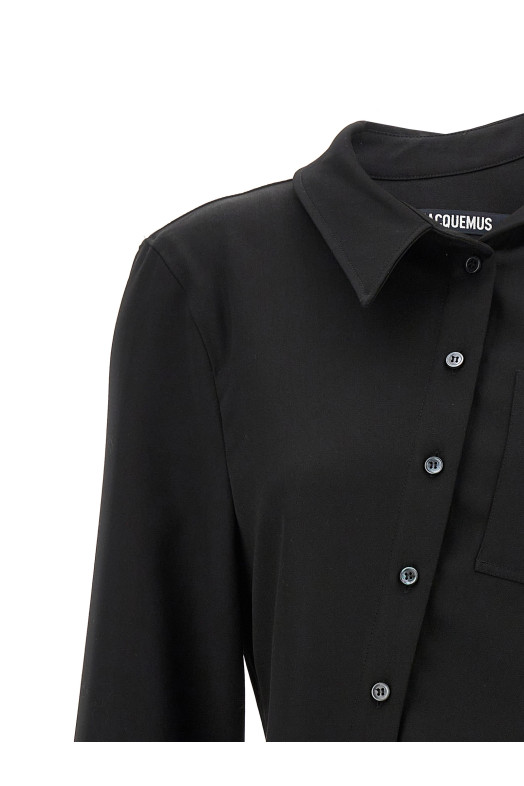 Сорочка «La chemise Pablo» Чорна (24E243SH0621333990) Сорочка «La chemise Pablo» Чорна (24E243SH0621333990)