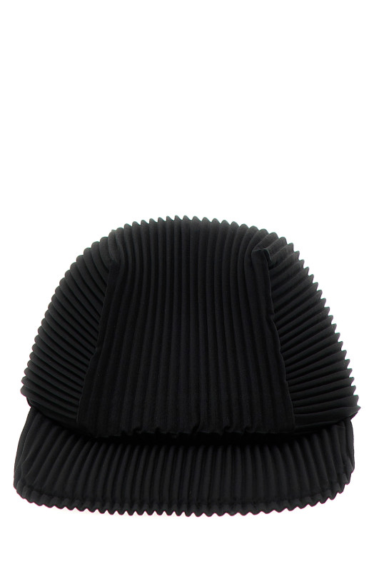 Бейсболка з козирком і складками, чорна HOMME PLISSE' ISSEY MIYAKE (HP46AA40515) HOMME PLISSE' ISSEY MIYAKE Бейсболка з козирком і складками, чорна HOMME PLISSE' ISSEY MIYAKE (HP46AA40515) HOMME PLISSE' ISSEY MIYAKE