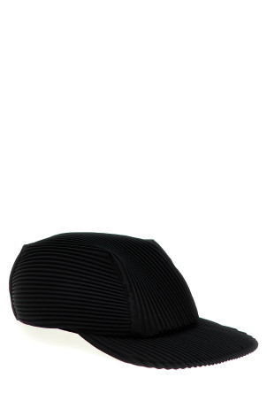 Бейсболка з козирком і складками, чорна HOMME PLISSE' ISSEY MIYAKE (HP46AA40515) HOMME PLISSE' ISSEY MIYAKE Бейсболка з козирком і складками, чорна HOMME PLISSE' ISSEY MIYAKE (HP46AA40515) HOMME PLISSE' ISSEY MIYAKE