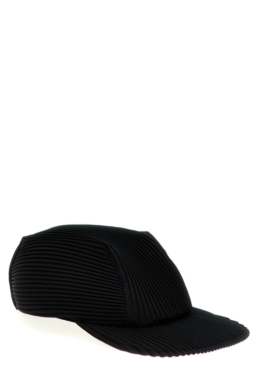Бейсболка з козирком і складками, чорна HOMME PLISSE' ISSEY MIYAKE (HP46AA40515) HOMME PLISSE' ISSEY MIYAKE Бейсболка з козирком і складками, чорна HOMME PLISSE' ISSEY MIYAKE (HP46AA40515) HOMME PLISSE' ISSEY MIYAKE
