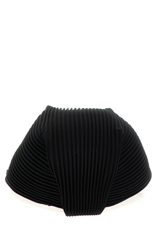 Бейсболка з козирком і складками, чорна HOMME PLISSE' ISSEY MIYAKE (HP46AA40515) HOMME PLISSE' ISSEY MIYAKE Бейсболка з козирком і складками, чорна HOMME PLISSE' ISSEY MIYAKE (HP46AA40515) HOMME PLISSE' ISSEY MIYAKE
