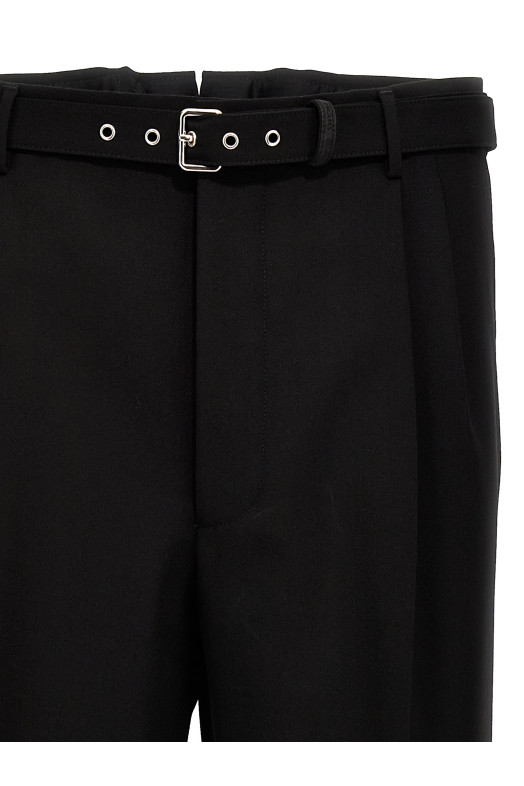 Вовняні штани чорного кольору PRADA (UP0244SOOO1358F0002) Вовняні штани чорного кольору PRADA (UP0244SOOO1358F0002)