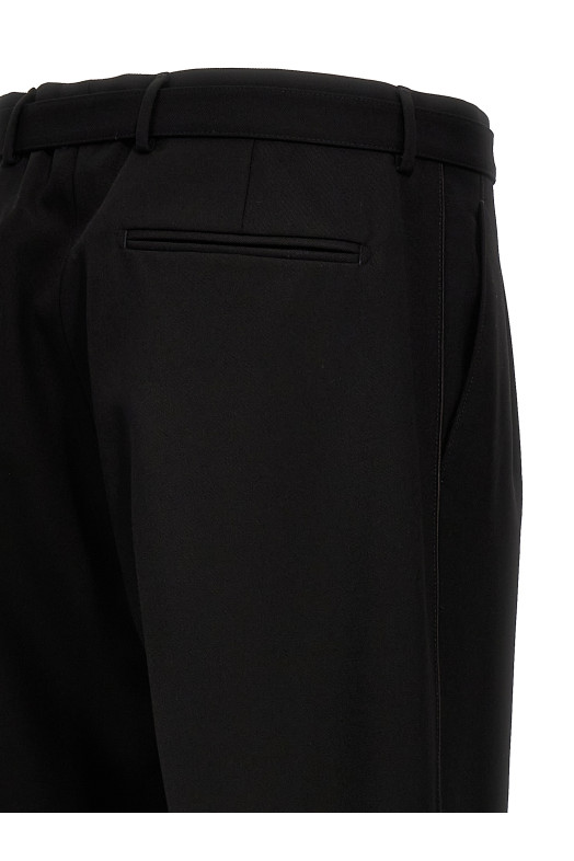 Вовняні штани чорного кольору PRADA (UP0244SOOO1358F0002) Вовняні штани чорного кольору PRADA (UP0244SOOO1358F0002)