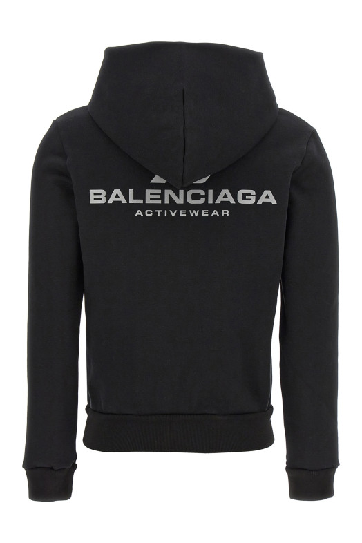 Logo print hoodie Black Logo print hoodie Black