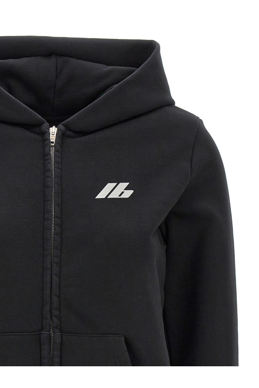 Logo print hoodie Black Logo print hoodie Black