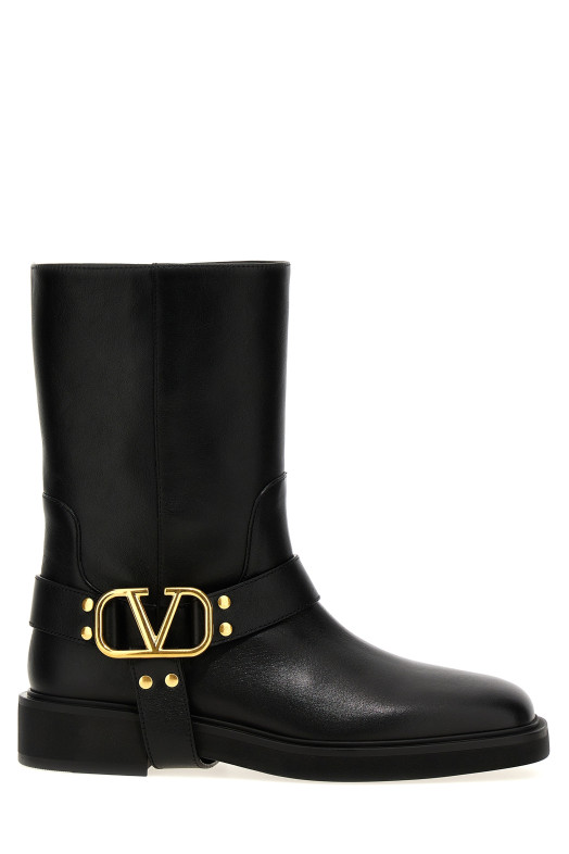 Чорні ботильйони Valentino Garavani 'VLogo Signature' Чорні ботильйони Valentino Garavani 'VLogo Signature'