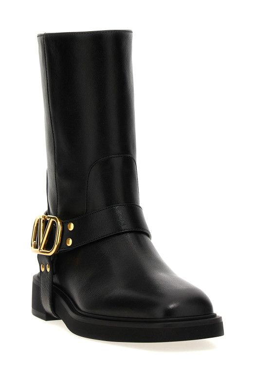 Чорні ботильйони Valentino Garavani 'VLogo Signature' Чорні ботильйони Valentino Garavani 'VLogo Signature'