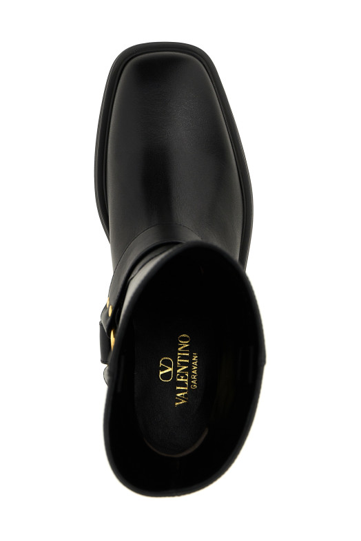 Чорні ботильйони Valentino Garavani 'VLogo Signature' Чорні ботильйони Valentino Garavani 'VLogo Signature'