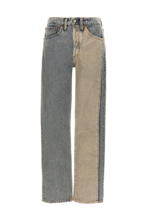 Джинси з видимими швами СИНІЙ MM6 MAISON MARGIELA (SH0LA0006S30844962) Джинси з видимими швами СИНІЙ MM6 MAISON MARGIELA (SH0LA0006S30844962)