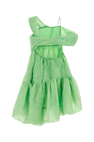 Green silk blend Soon mini dress CECILIE BAHNSEN (123RTW10016)
