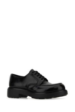 Черные кожаные ботинки на шнурках Черные PRADA (2EG445FG000055) Черные кожаные ботинки на шнурках Черные PRADA (2EG445FG000055)