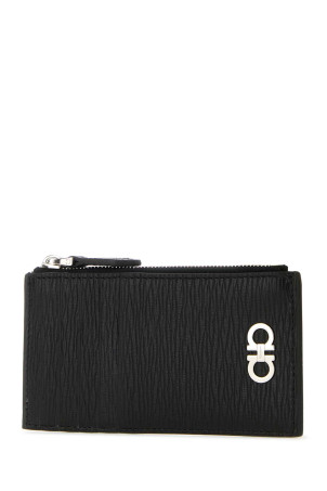 Black leather Gancini card holder SALVATORE FERRAGAMO (660805749689) Black leather Gancini card holder SALVATORE FERRAGAMO (660805749689)