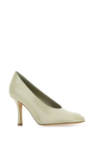Dove grey leather Baby pumps BURBERRY (8080575) Dove grey leather Baby pumps BURBERRY (8080575)
