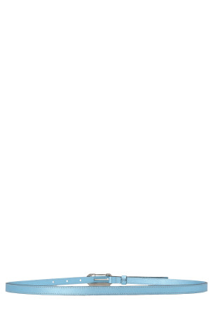 Кожаный ремень с фольгой, светло-голубой EÉRA (BELA13TURQUOISE)