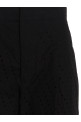 pleated t-shirt Black