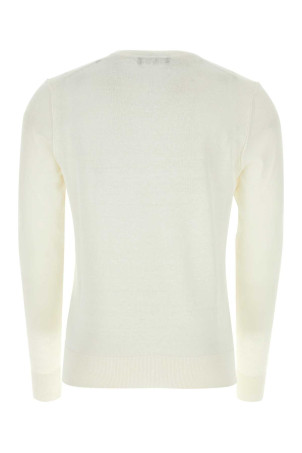 Светр з суміші льону кольору слонової кістки DOLCE & GABBANA (GXX02TJALAN) DOLCE & GABBANA