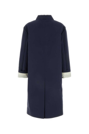 Navy blue cotton trench coat Blue MIU MIU (MS2019SOOO15D7) Navy blue cotton trench coat Blue MIU MIU (MS2019SOOO15D7)