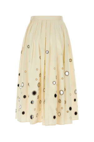 Cream cotton skirt PRADA (P173JRSOOO14I5) Cream cotton skirt PRADA (P173JRSOOO14I5)