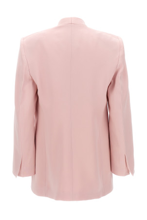Однобортний блейзер Рожевий VICTORIA BECKHAM (1223WJK004761BBLUSH)