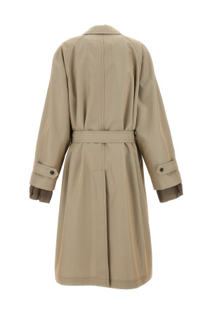 Довгий однобортний тренч Бежевий MAISON MARGIELA (S50AH0132S54694801) Довгий однобортний тренч Бежевий MAISON MARGIELA (S50AH0132S54694801)