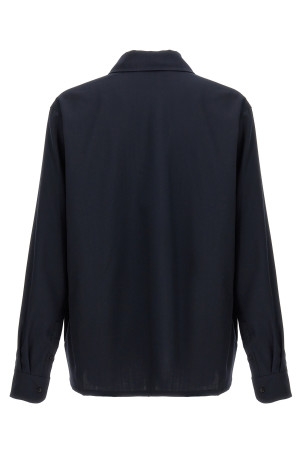 Сорочка з вишитим логотипом Синя MARNI (CUMU0310S0TW83900B99)