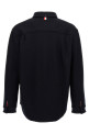 Рубашка с узором «елочка» Синяя THOM BROWNE (MJT495AJ0160415) Рубашка с узором «елочка» Синяя THOM BROWNE (MJT495AJ0160415)