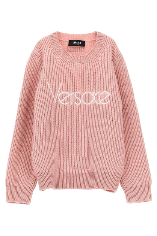 Свитер с вышитым логотипом Розовый VERSACE KIDS (10159581A095181PT20) Свитер с вышитым логотипом Розовый VERSACE KIDS (10159581A095181PT20)