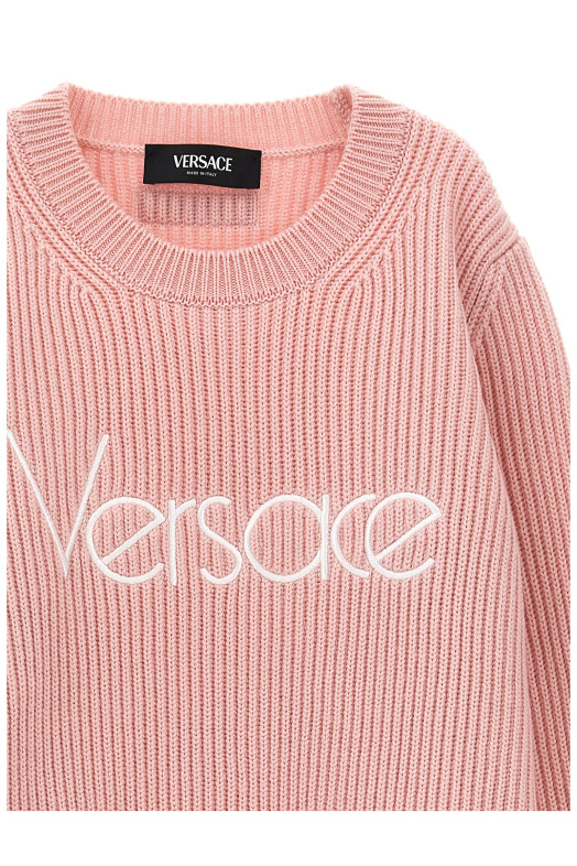 Свитер с вышитым логотипом Розовый VERSACE KIDS (10159581A095181PT20) Свитер с вышитым логотипом Розовый VERSACE KIDS (10159581A095181PT20)
