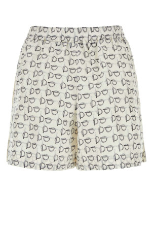 Шовкові шорти з принтом BURBERRY (8088643) Шовкові шорти з принтом BURBERRY (8088643)