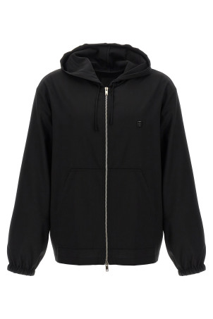 Вязаный худи из шерсти Черный GIVENCHY (BM017T1558001) Вязаный худи из шерсти Черный GIVENCHY (BM017T1558001)