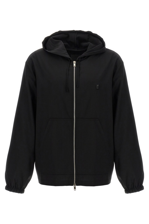 Вязаный худи из шерсти Черный GIVENCHY (BM017T1558001) Вязаный худи из шерсти Черный GIVENCHY (BM017T1558001)